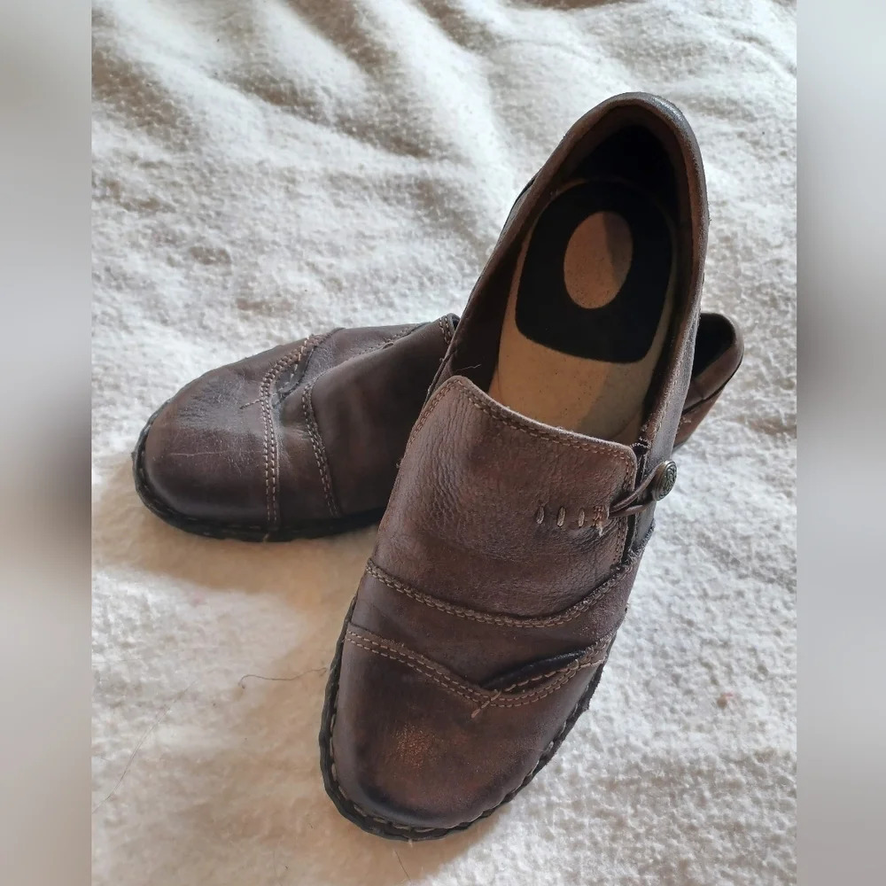 Earth Spirit Casual Leather Suede Loafer Shoes - Picture 5 of 9